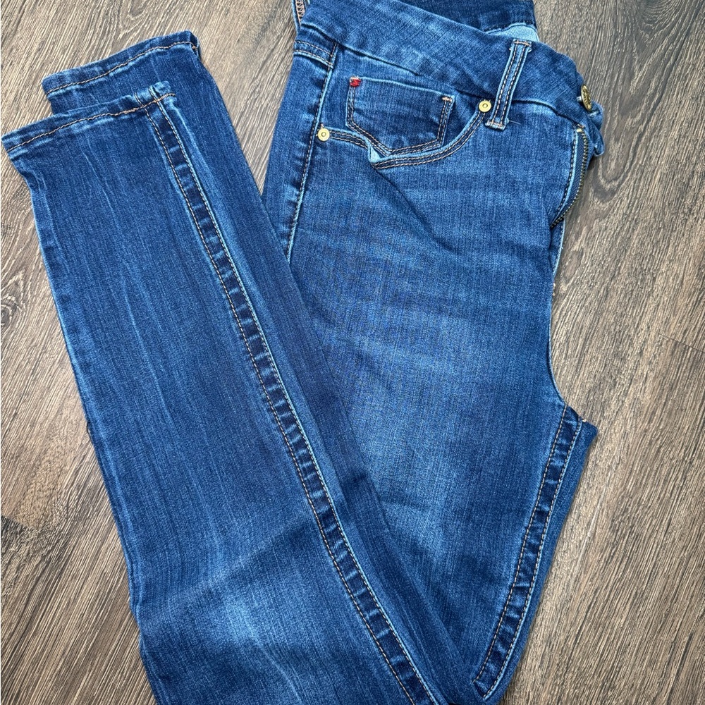 Seven7 Dark Blue Women's Skinny Jeans